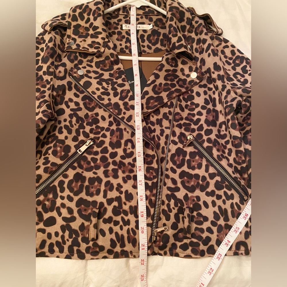 Leopard biker jacket - Picture 4 of 4
